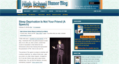 Desktop Screenshot of highschoolhumorblog.com