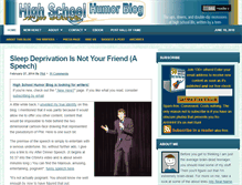 Tablet Screenshot of highschoolhumorblog.com